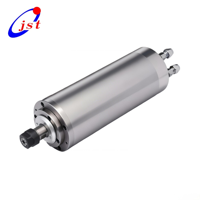 Round Water-Cooled 1.5kW MTC Spindle Motor with ER11 Collet 80mm 4 Bearings