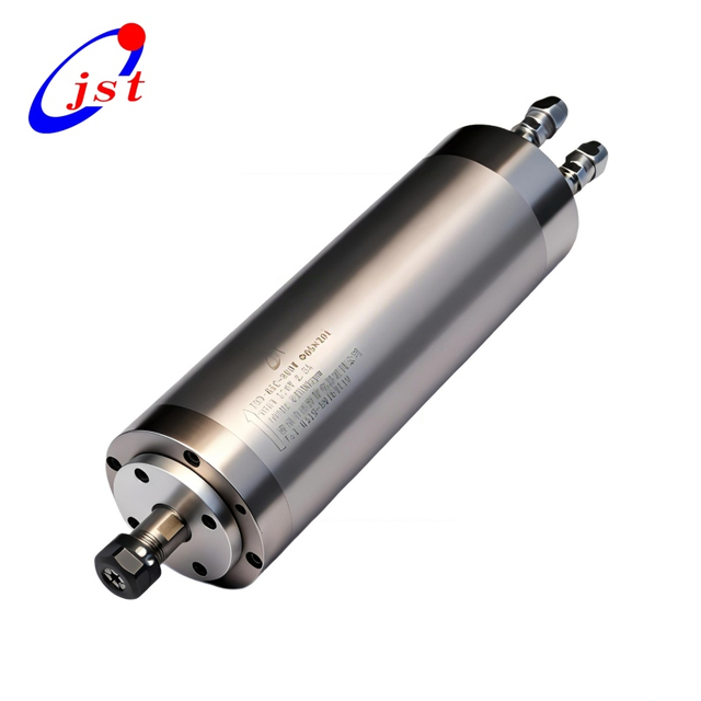 Round Water-Cooled 1.5kW MTC Spindle Motor with ER11 Collet 65mm Diameter