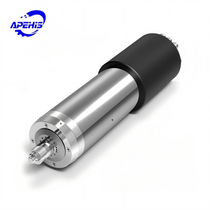 3.7kW Water-Cooled ATC Spindle Motor, 40000 RPM, Pneumatic Tool Change, Straight Shank