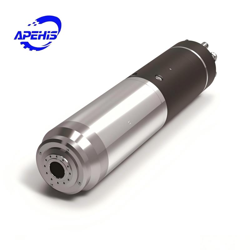 6kW Water-Cooled ATC Spindle | Monoblock cylinder without flange | ISO25 / HSK-E32 CNC ATC Spindle