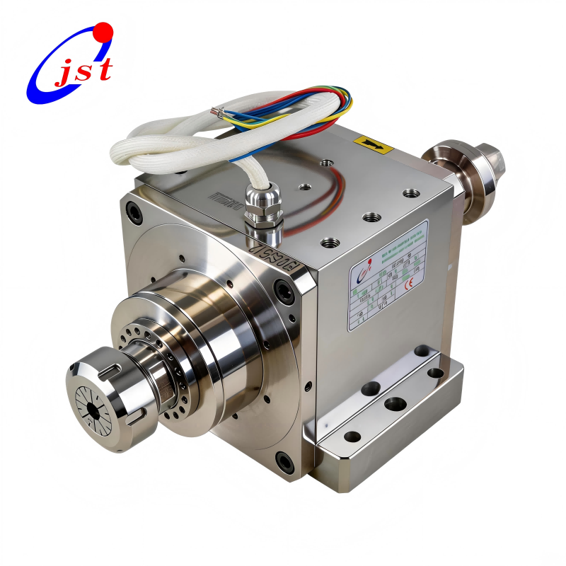 7.5kW Air-Cooled Multi-Head CNC Spindle Motor JGQ82-18Z/7.5S/B (ER40 + ER20-φ30 Clamp, 18000RPM)