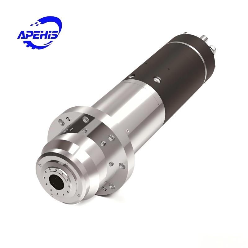 6kW Water-Cooled ATC Spindle | Integrated Pneumatic Cylinder | ISO25 / HSK-E32 CNC ATC Spindle