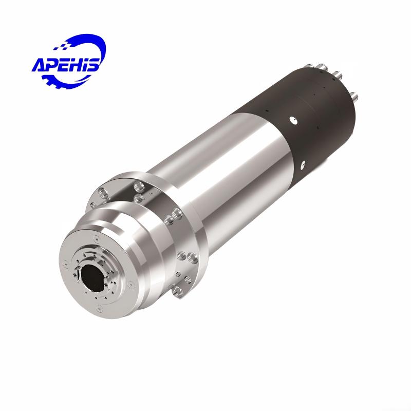 7.5kW High Torque Water-Cooled ATC Spindle Motor | 6 bearings | BT30 / BBT30 / HSK-E40, 120mm Diameter, with Flange