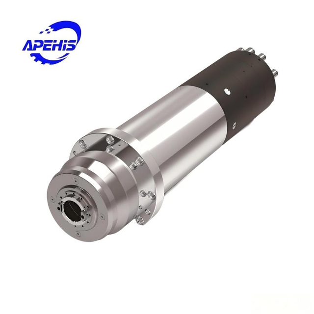 7.5kW High Torque Water-Cooled ATC Spindle Motor | 4 bearings | BT30 / BBT30 / HSK-E40, 120mm Diameter, with Flange