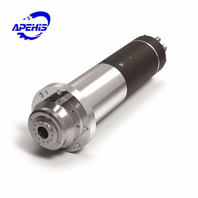 6kW Short Nose Water-Cooled ATC Spindle | Integrated Pneumatic Cylinder | ISO25 / HSK-E32 CNC ATC Spindle