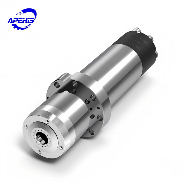 3.7kW Water-Cooled ATC Spindle Motor, ISO20 Tool Interface, 40000 RPM, With Flange